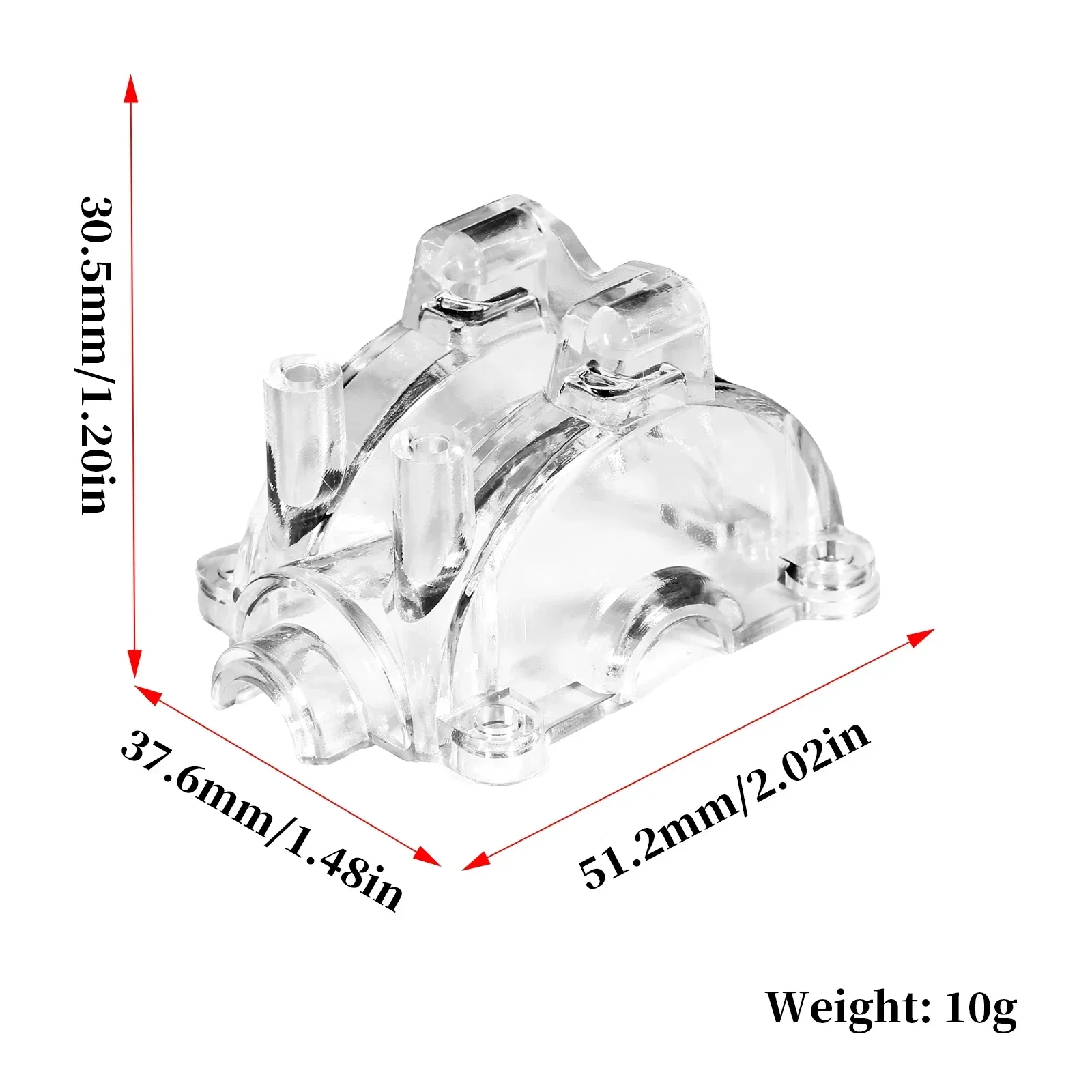 

Plastic GearBox Housing Gear Box Shell Differential Case for Tamiya TT02 TT-02 1/10 RC Car Upgrade Parts Accessories