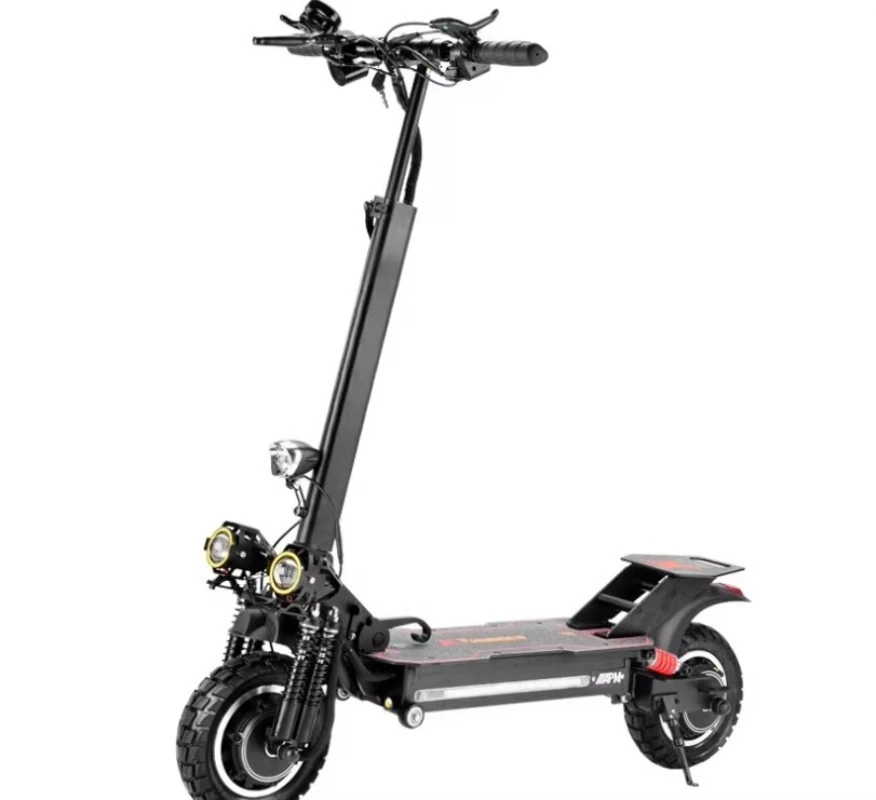 صديقة للبيئة 48 فولت 1200 واط محرك مزدوج قابل للطي سكوتر خطوة إلكترونية #2