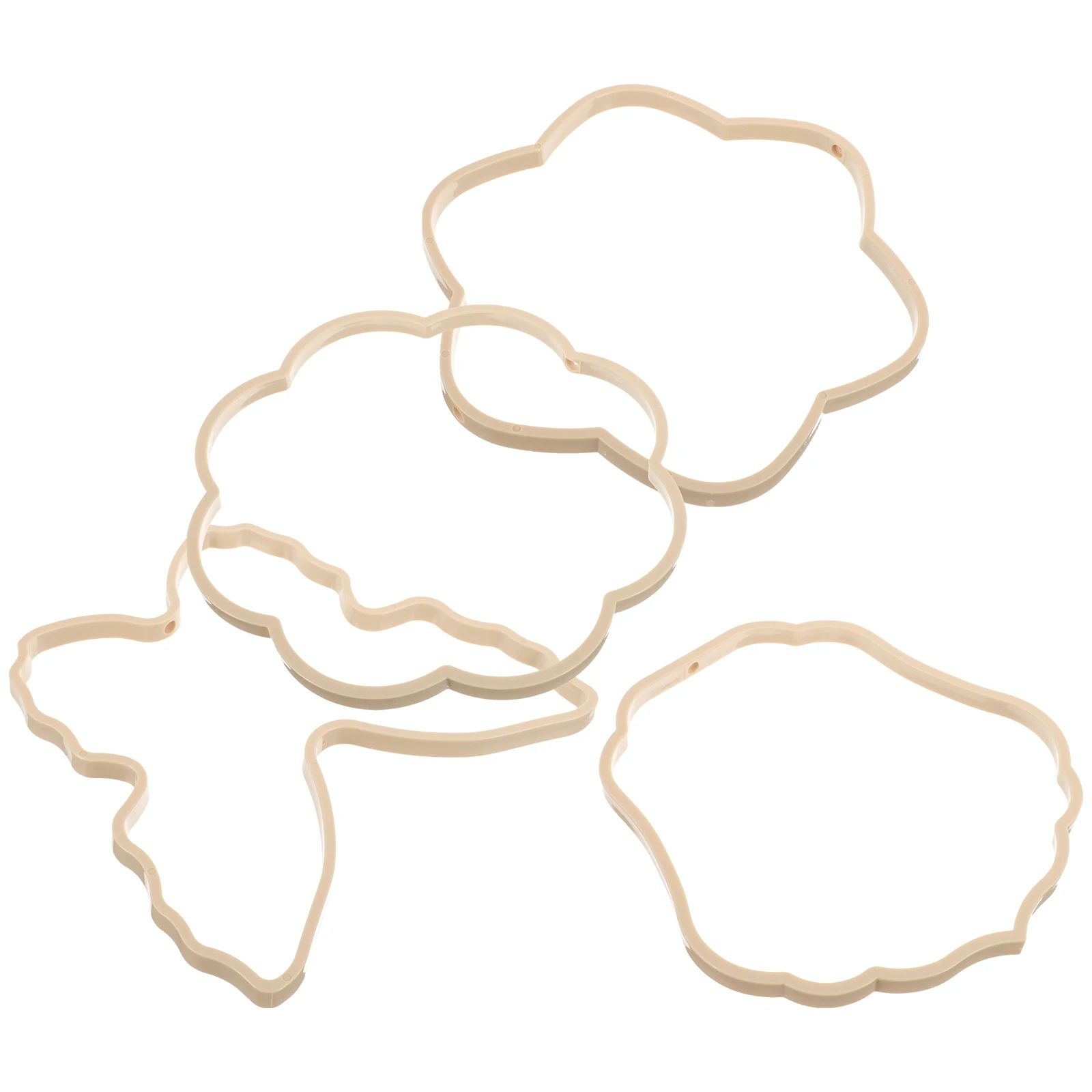 

DIY Round H held Chinese Craft Material Framed ABS Plastic Wedding Decorations H Fan Frame Decorative Craft