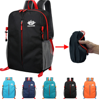 15L Portable Day Pack Foldable Backpack Folding Mountaineering Bag Ultralight Outdoor Cycling Rucksack Travel Knapsack Hiking