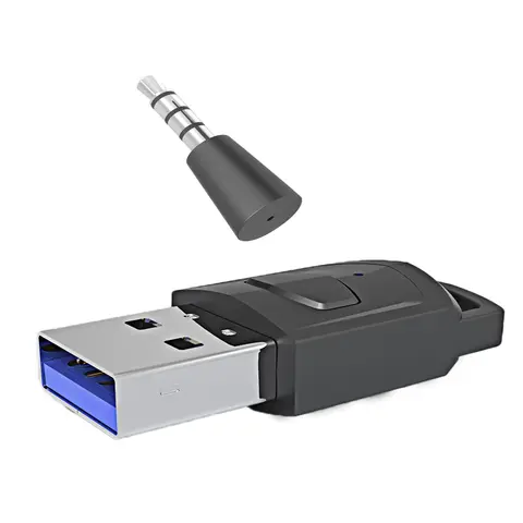 Bluetooth 5.0 Wireless Game Audio Headphone Receiver Adapter For PS4 PS5 Game Console PC USB Dongle Audio Transmitter