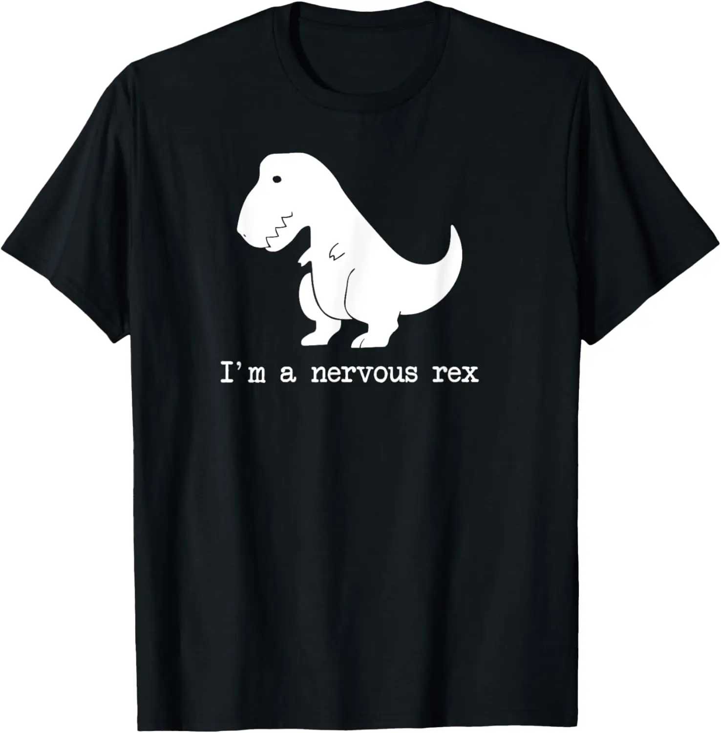 

Funny Mental Health Awareness Trex Dinosaur with Anxiety T-Shirt