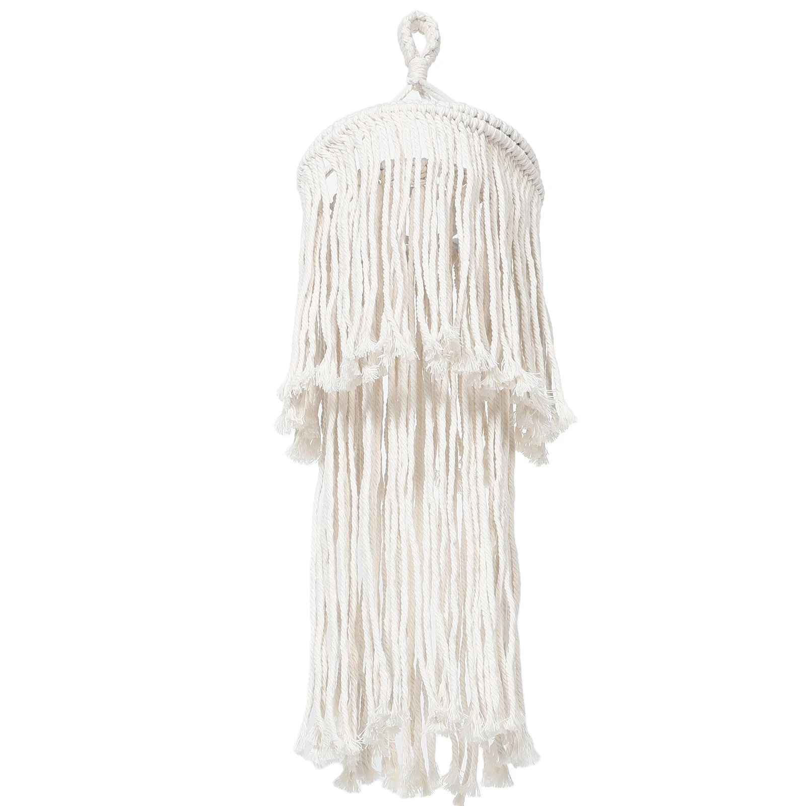 

H woven Cotton Rope Lampshade inavian Boho Decor Hanging Shade for Living Room Bedroom Coffee Shop Ceiling Light