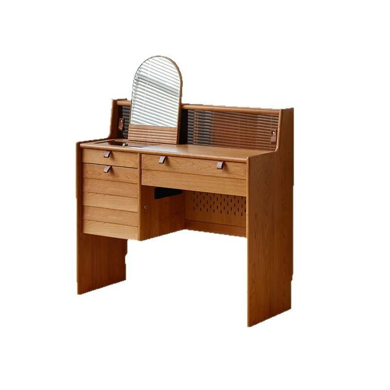 dresser, bedroom makeup table,  mini dressing table, storage cabinet, integrated small apartment, medium and ancient style