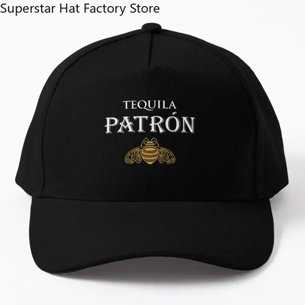 Patron Tequila  Baseball Cap Hat Women Bonnet  Casual Fish Snapback Sun Hip Hop Solid Color Black Summer Sport Boys Printed