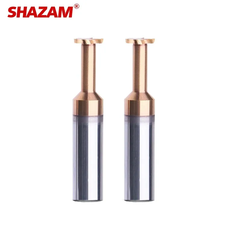 SHAZAM Tungsten Steel Alloy Milling Tools T Slot Milling Cutters Machining Hard Steel Salloy steels Special Groove Type Cutters