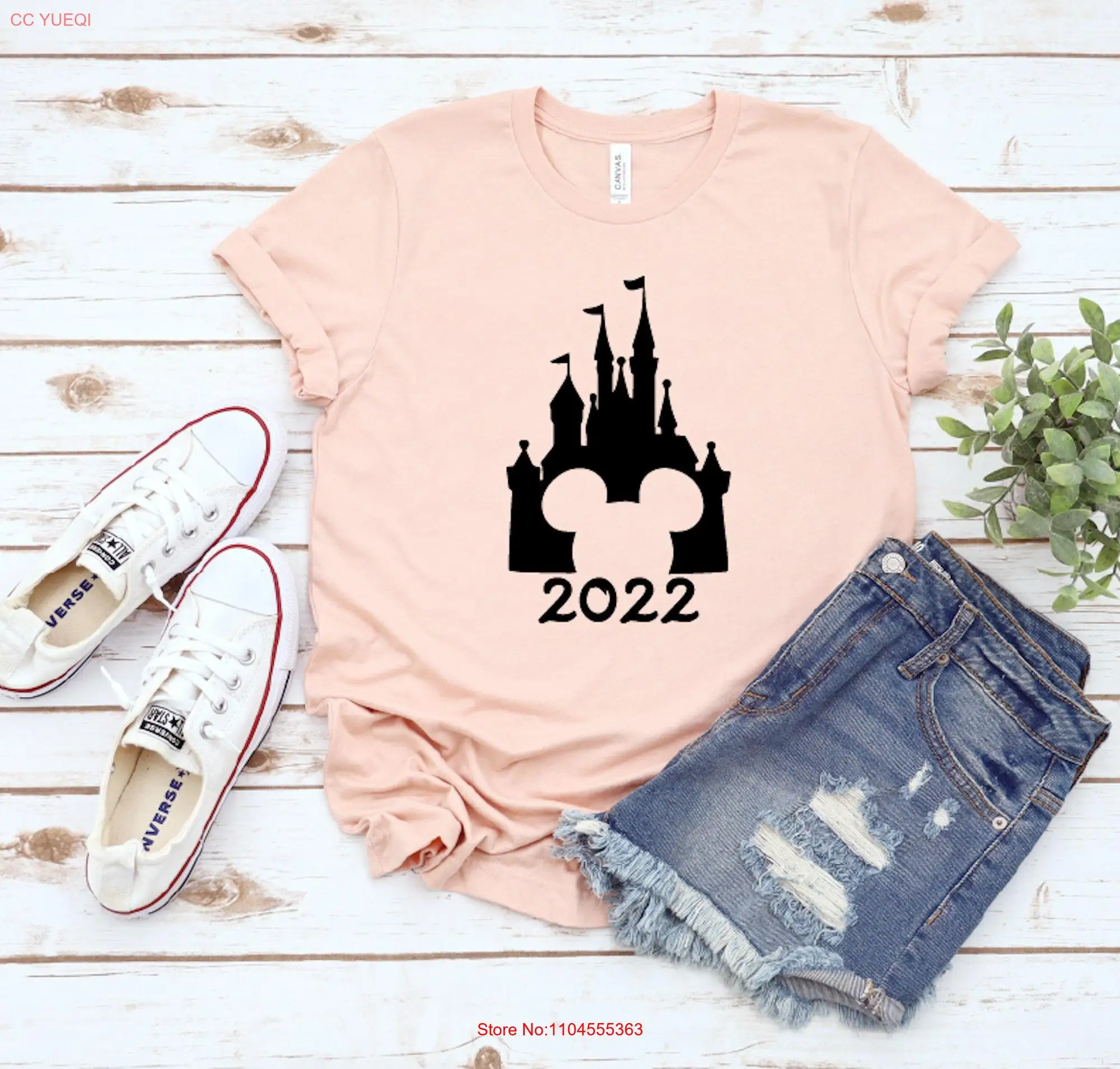 

Футболка «Семейный отдых» 2022. Castle Trip Holiday с длинными или короткими рукавами