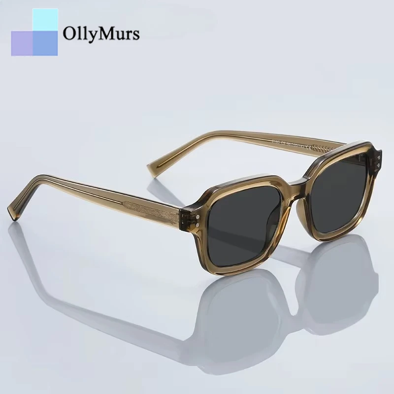 OLLYMURS Classico Semplice Moda Donna Designer Occhiali da sole Design geometrico Occhiali da sole Uomo Occhiali Occhiali Lenti Gafas 2025 # 42