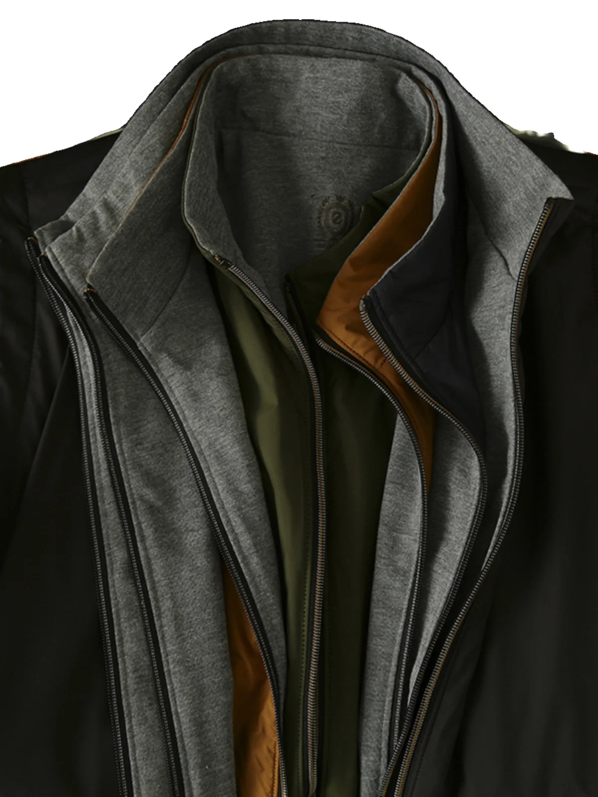 Chinese Brand Free  Fall and winter men\'s casual and versatile stand up collar trend sleeveless vest And same series Jacket Coat