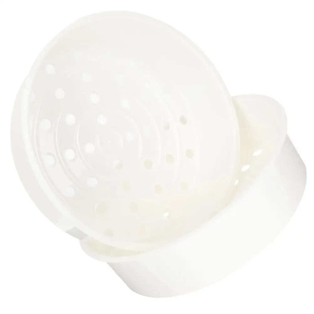 

2 Pcs Steamer Basket Rice Cooker Accessories PP Material Vegetable Food Steaming Insert Compact Storage