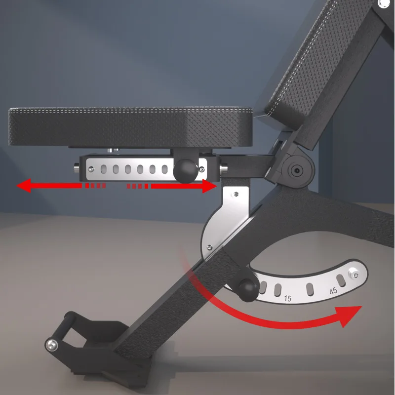 

Оптовая продажа, индивидуальная регулируемая скамья для тяжелой атлетики, оборудование для спортзала, регулируемая скамья для тяжестей