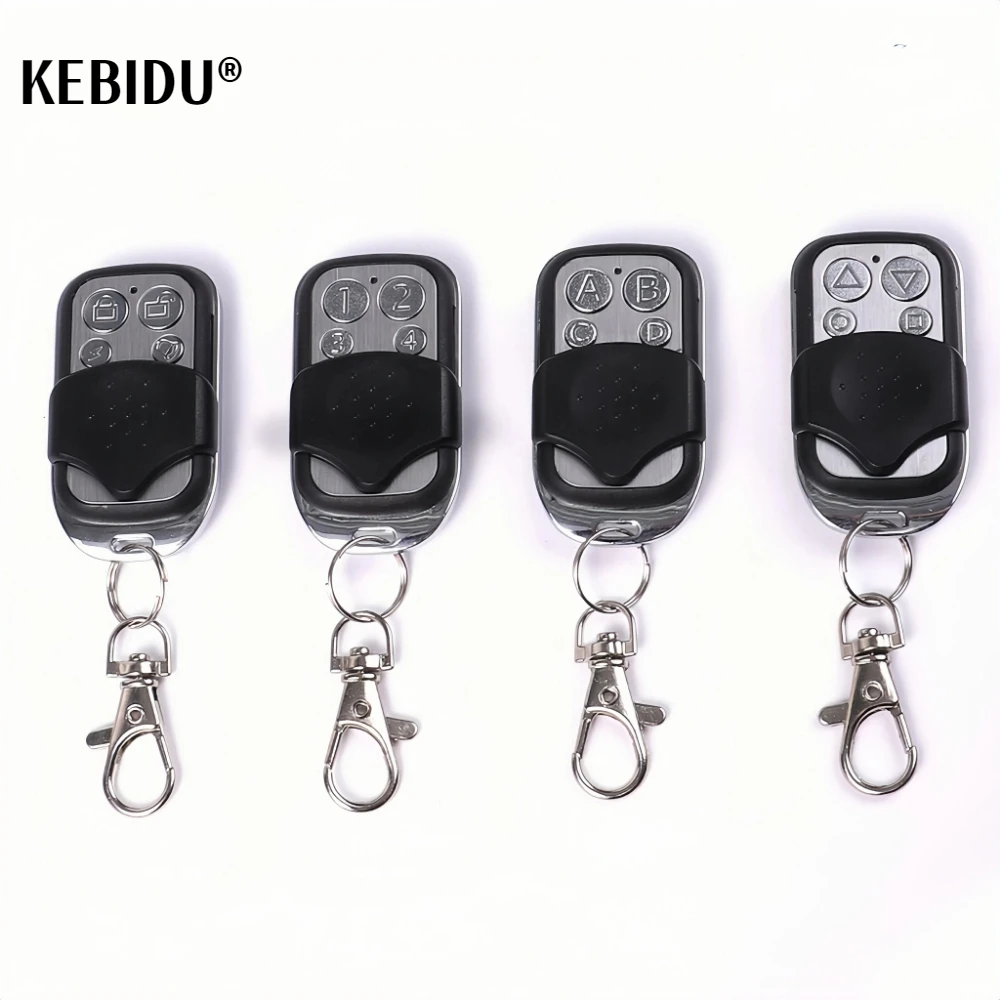 1PC Afstandsbediening 433MHz Autosleutel Garagedeur Gate Opener Afstandsbediening Duplicator Clone Klonen Code 4-Knop zender