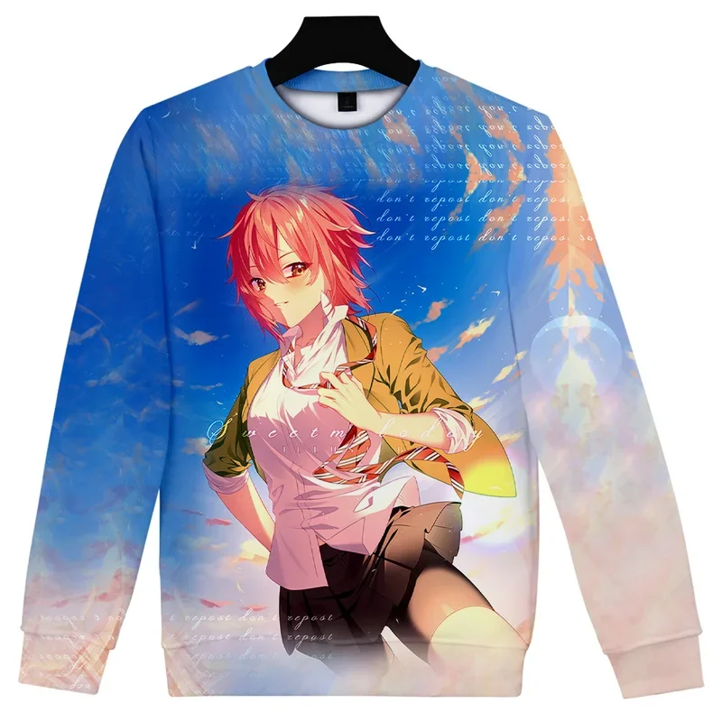 3D-Drucke Tomo-Chan ist ein Mädchen O-Neck Sweatshirt Frauen/Männer Mode Langarm Sweatshirts lässige Anime Kleidung