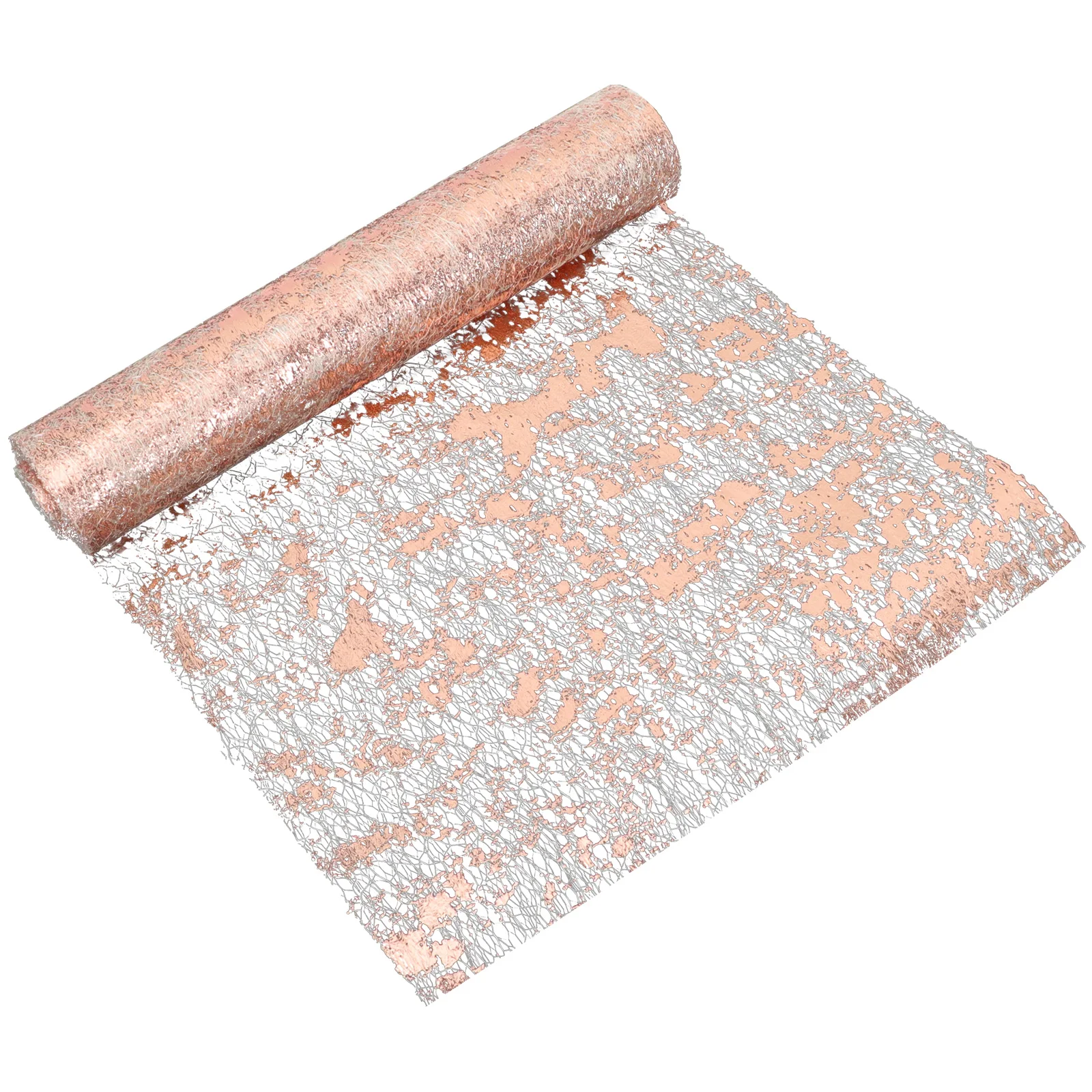 

Table Runners for Party Banquet Dining Gold Decor Mesh Table Runner Stylized Polyester Metal Foil Glitter Doilies Halloween