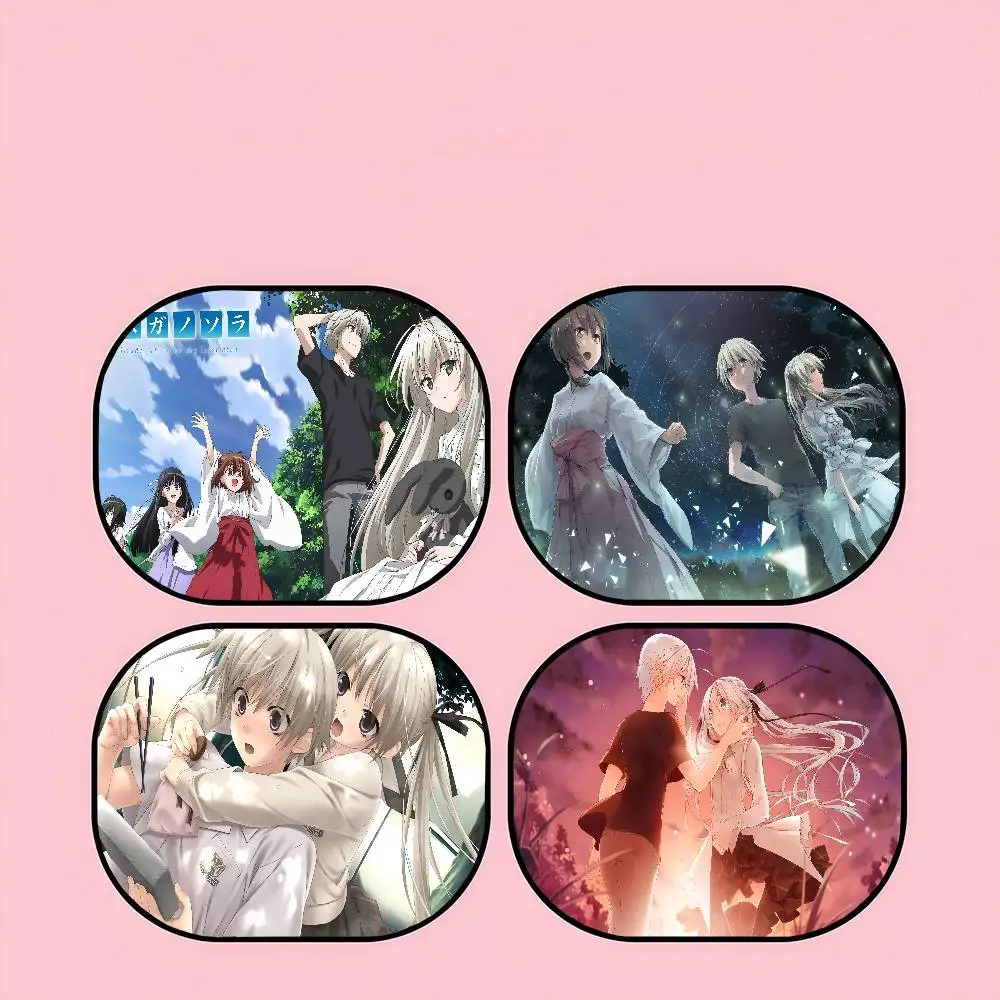 

Anime Y-Yosuga No Sora 1Pcs Car SunShade Side Window Windscreen Cartoon For Children Adults Adsorption SunShade Sunvisor