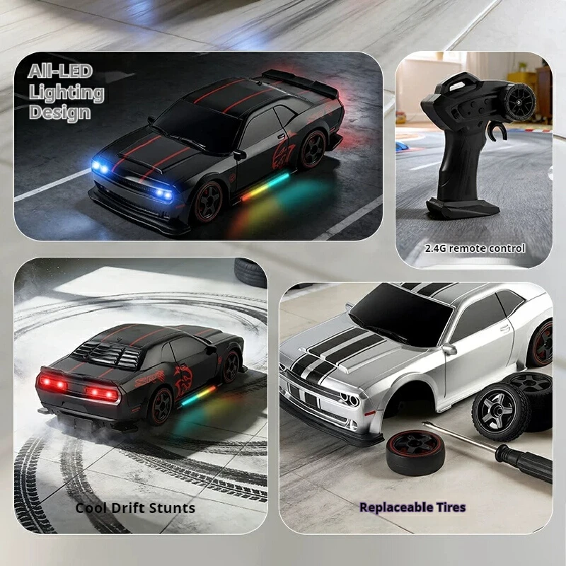 

Высокоскоростная радиоуправляемая машинка для дрифта 1/20, полноприводная модель, игрушка на пульте управления, гоночная машинка на радиоуправлении для детей, подарок на день рождения