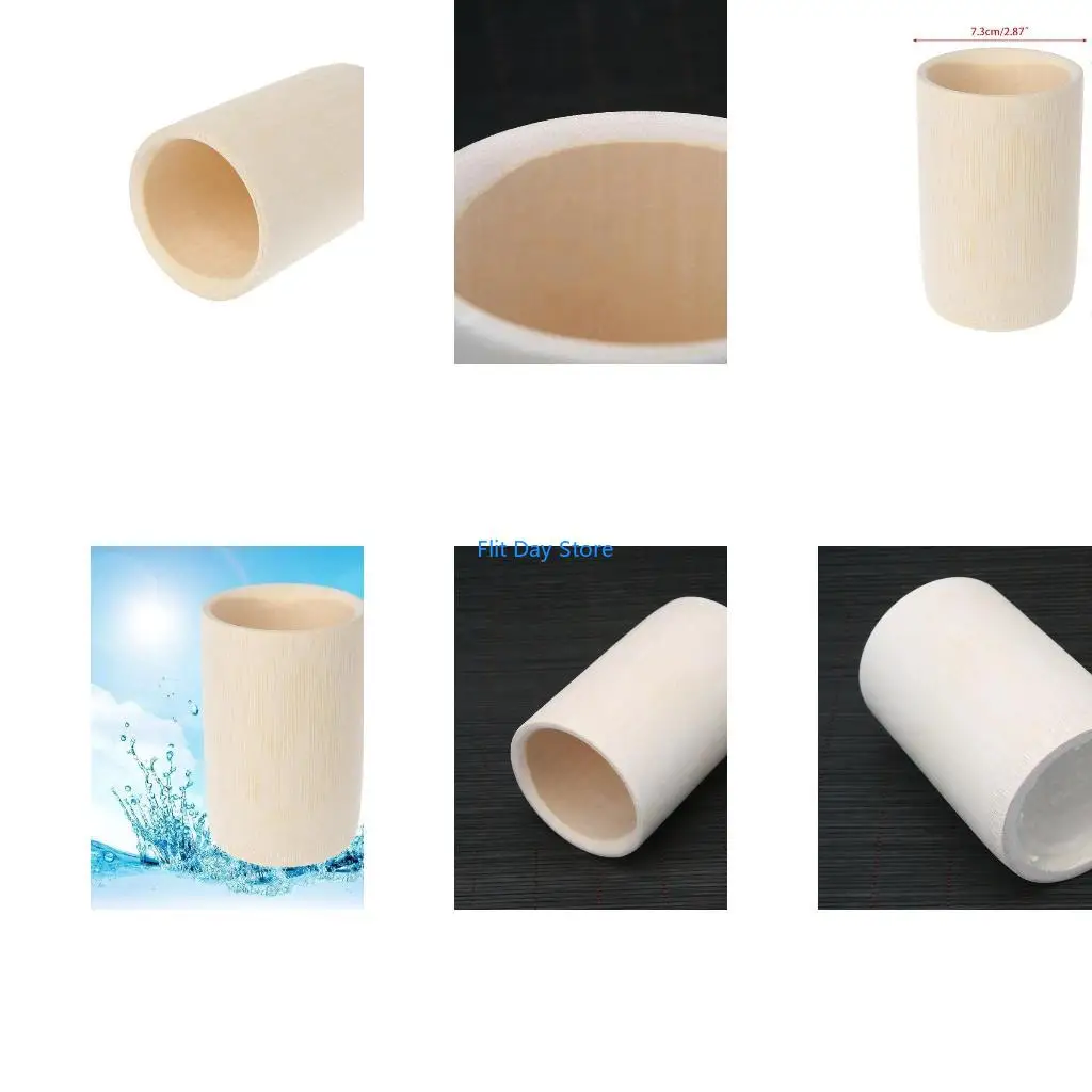 F92C Traditional Handmade Natural Bamboo Cup For Tea Sake Coffee Juice Drinks