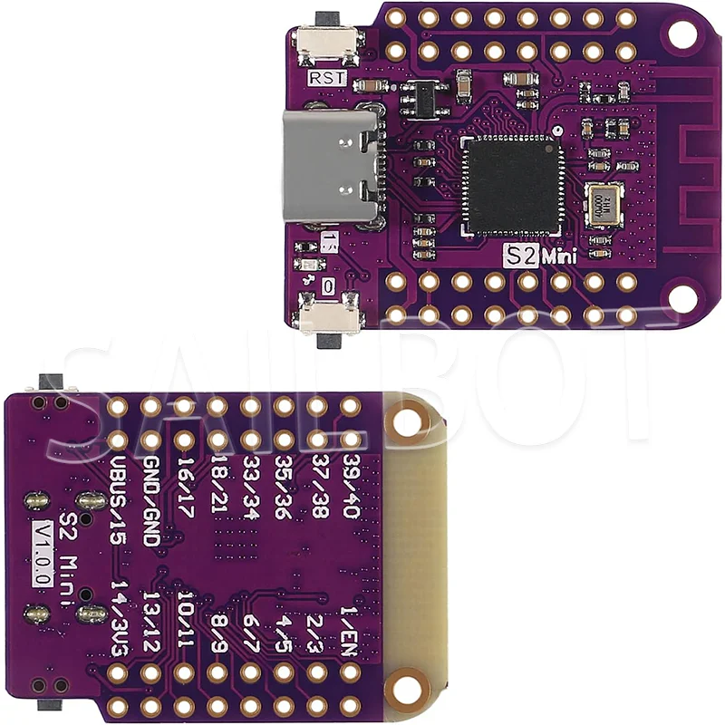 1-10 قطعة ESP32 S2 Mini V1.0.0 - LOLIN WIFI IOT على لوحة ESP32-S2FN4R2 ESP32-S2 4MB FLASH 2MB PSRAM MicroPython متوافق