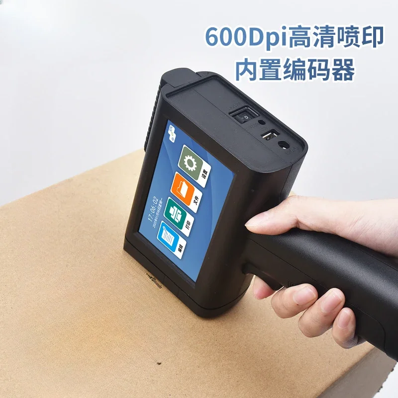 M10 handheld inkjet printer small anti-counterfeiting ink, production date QR code label batch number packaging automatic coding