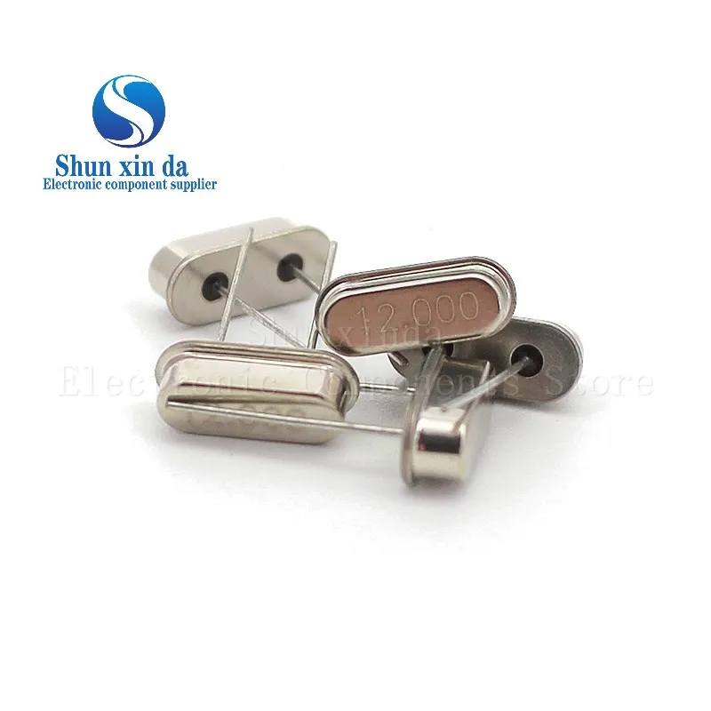 10PCS HC-49S DIP Quartz Crystal Resonator Passive Oscillator 4 6 8 10 11.0592 12  13.56 16 18.432 20 22.1184 24 25 27 30 32 MHZ