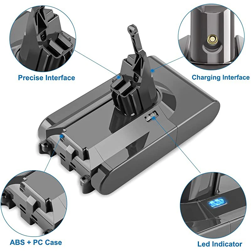 Dla Dyson V8 YH5 bateria absolutny odkurzacz do baterii Dyson V8 V8 SV10 batteri akumulator V8 puszysty V8 zwierząt