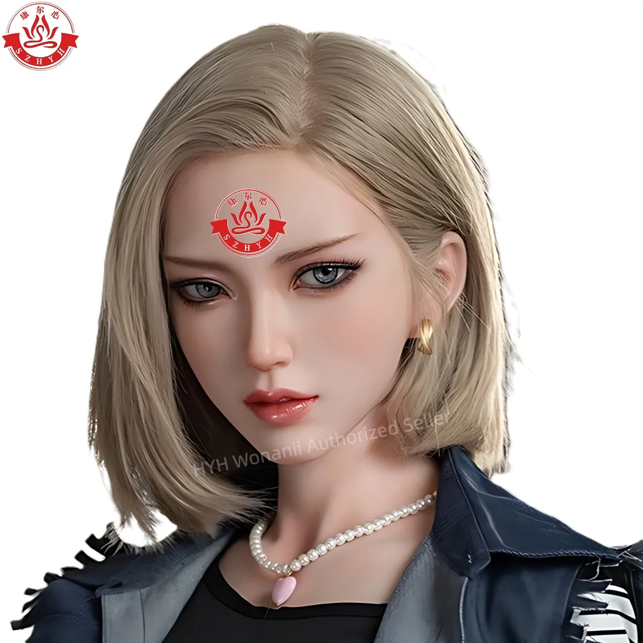 

Wonanii Пищевой силикон с большой головкой HYH-SHB-TS-0010, интерфейс M16, зубной язык с открытым ртом, практика макияжа, Android 18.