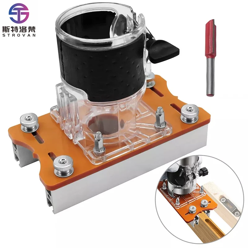

Floor Cutter Plate Milling Table Trimmer Base Edge Trimming Machine Balance Board Router Power Tool and Circular Guide