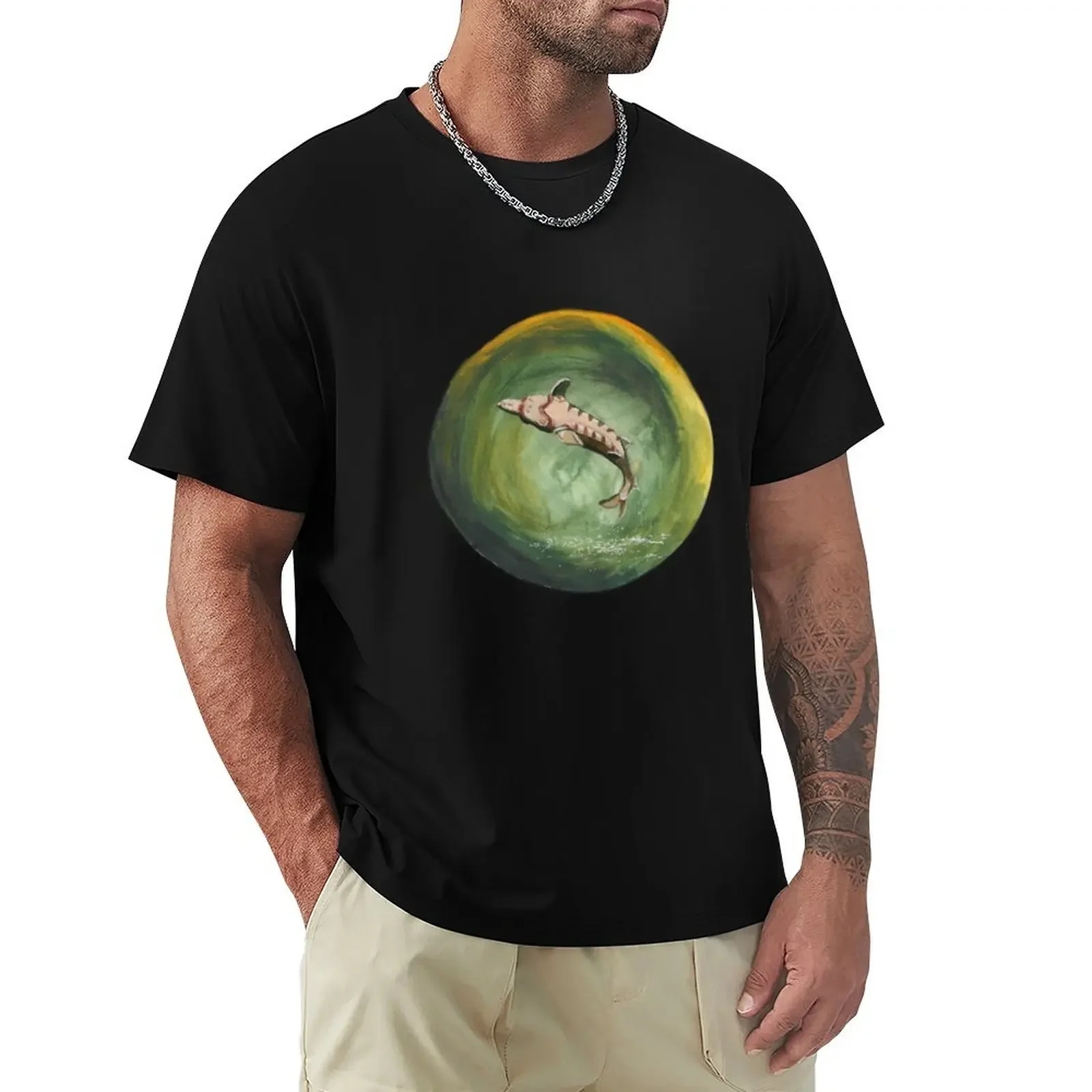 

Sturgeon Full Moon Eighth Full Moon of the Year Farmer’s Almanac Collection T-Shirt tees for a boy mens white t shirts