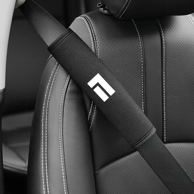 2Pcs Car Seat Belt Cover Shoulder Strap Pad Auto Interior Accessories For PolarStone 01 Jishi 01 ROX 01 2023 2024 2025 Accessory