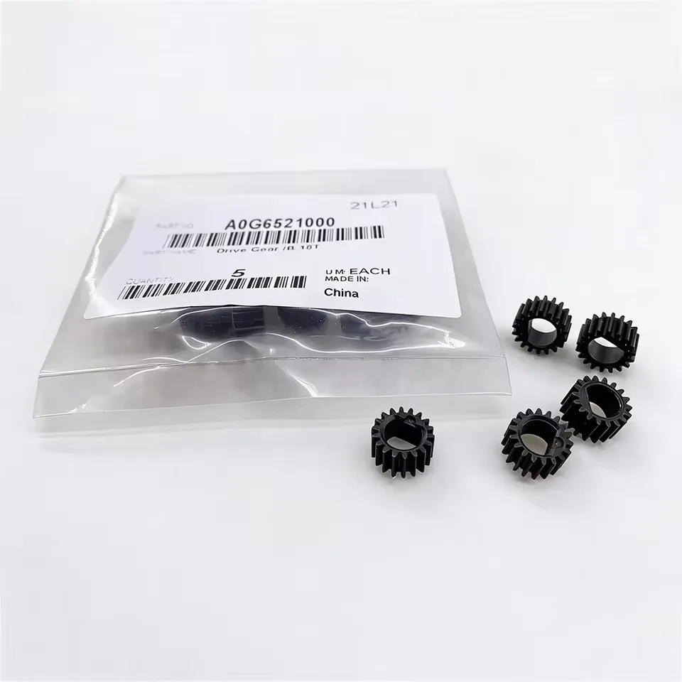 

A0G6521000 Original New Drive Gear /B 18T 16T for Konica Minolta BH951 1051 1100 6136 A bag of 5