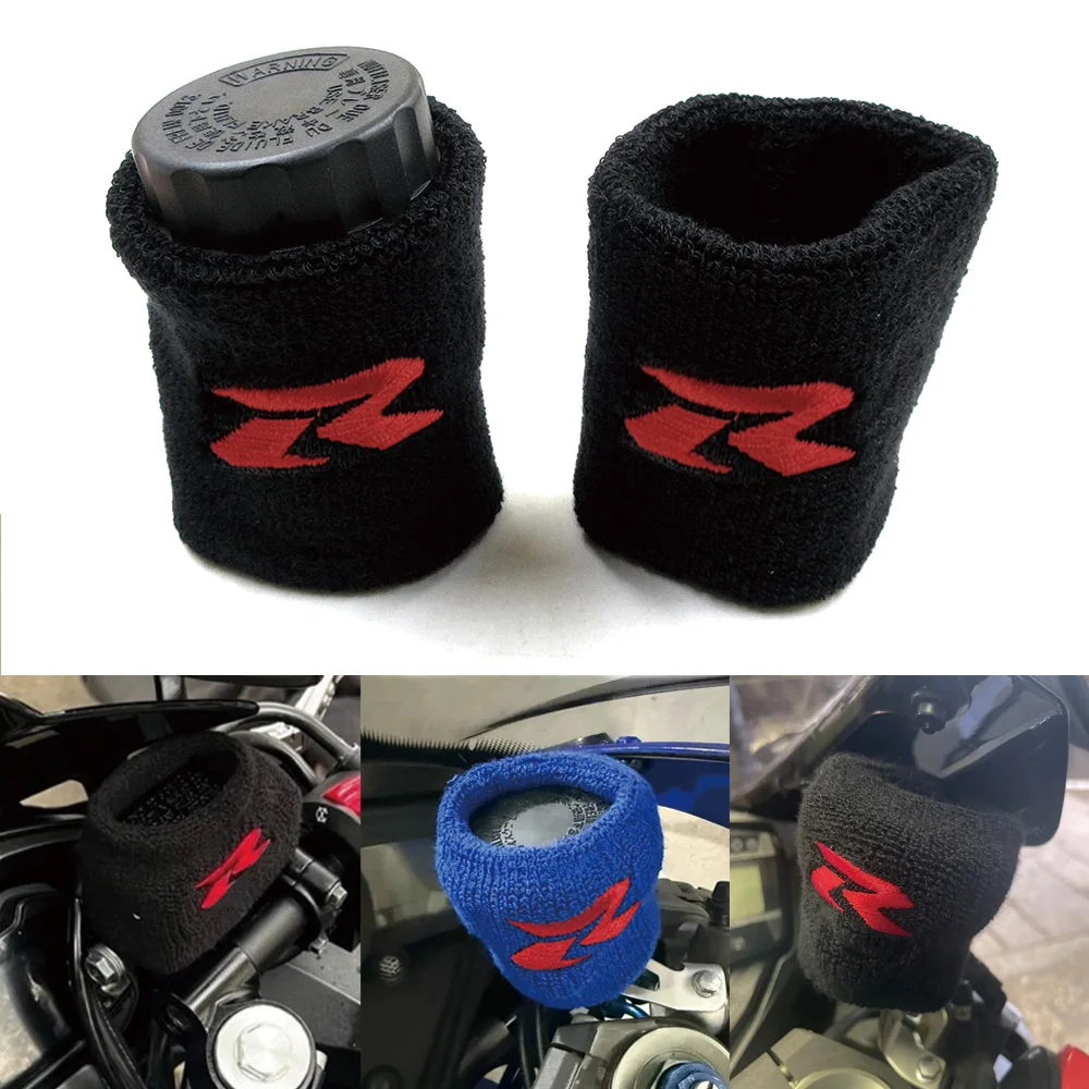 For Suzuki GSX-R 250 GSXR600 GSXR750 GSXR1000 GSXR1300 Motorcycle Front Fluid Oil Brake Tank Cup Cover Protector Reservoir Socks