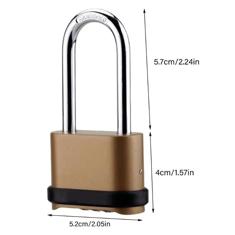 R9UF مجموعة من السبائك القوية العملية وأرقام القفل رمز قابل للتخصيص مع تصميمات أنيقة لحماية موثوقة