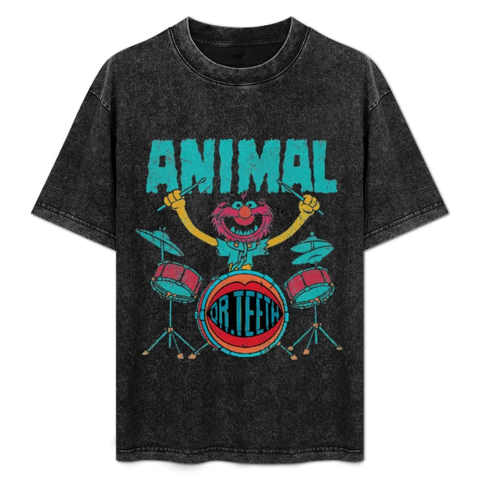 

Dr Teeth and the Electric Mayhem T-Shirt All Match Print Short Sleeve Top