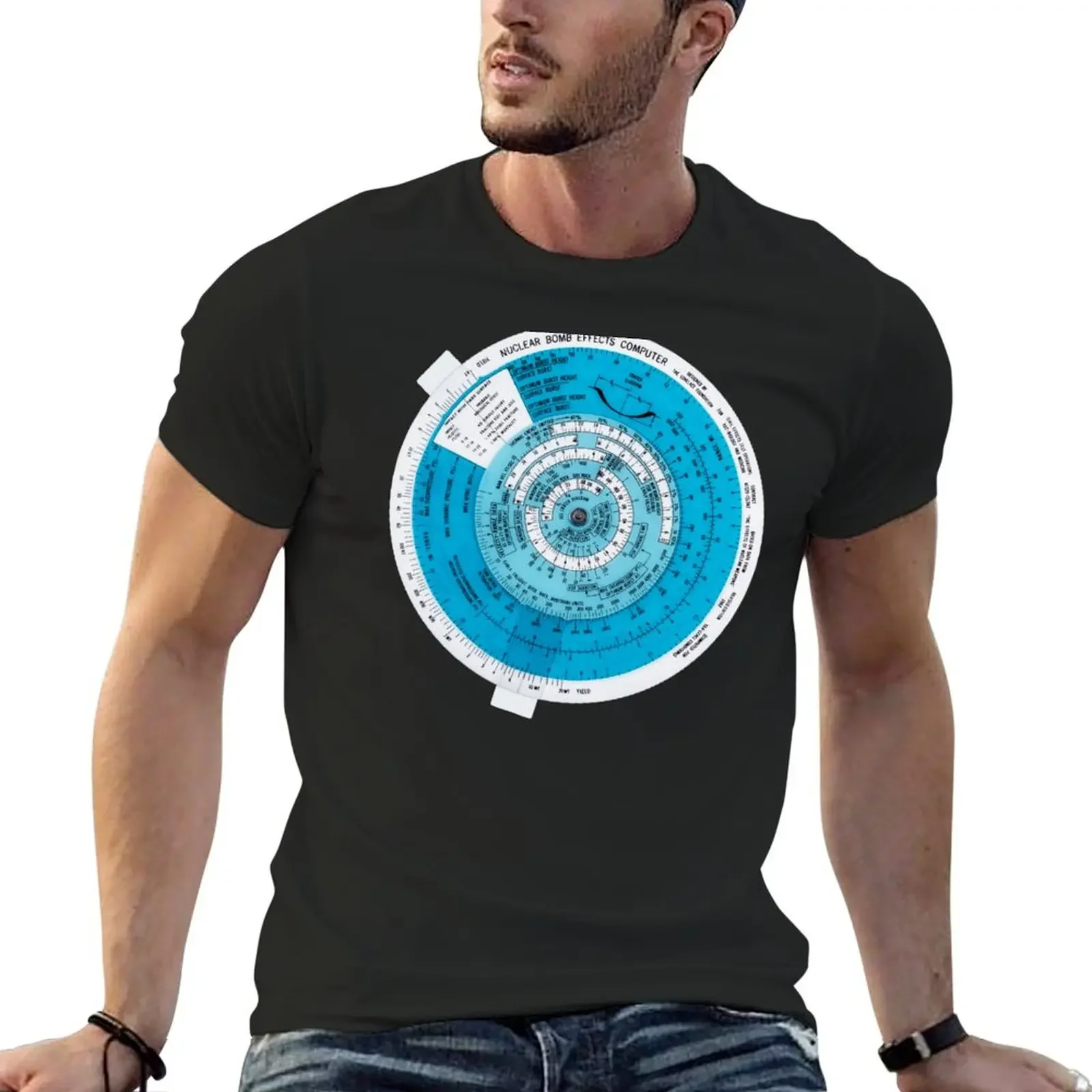 

Nuclear Bomb Effects Computer (analogue) T-Shirt shirts graphic man t shirt graphics shirts men