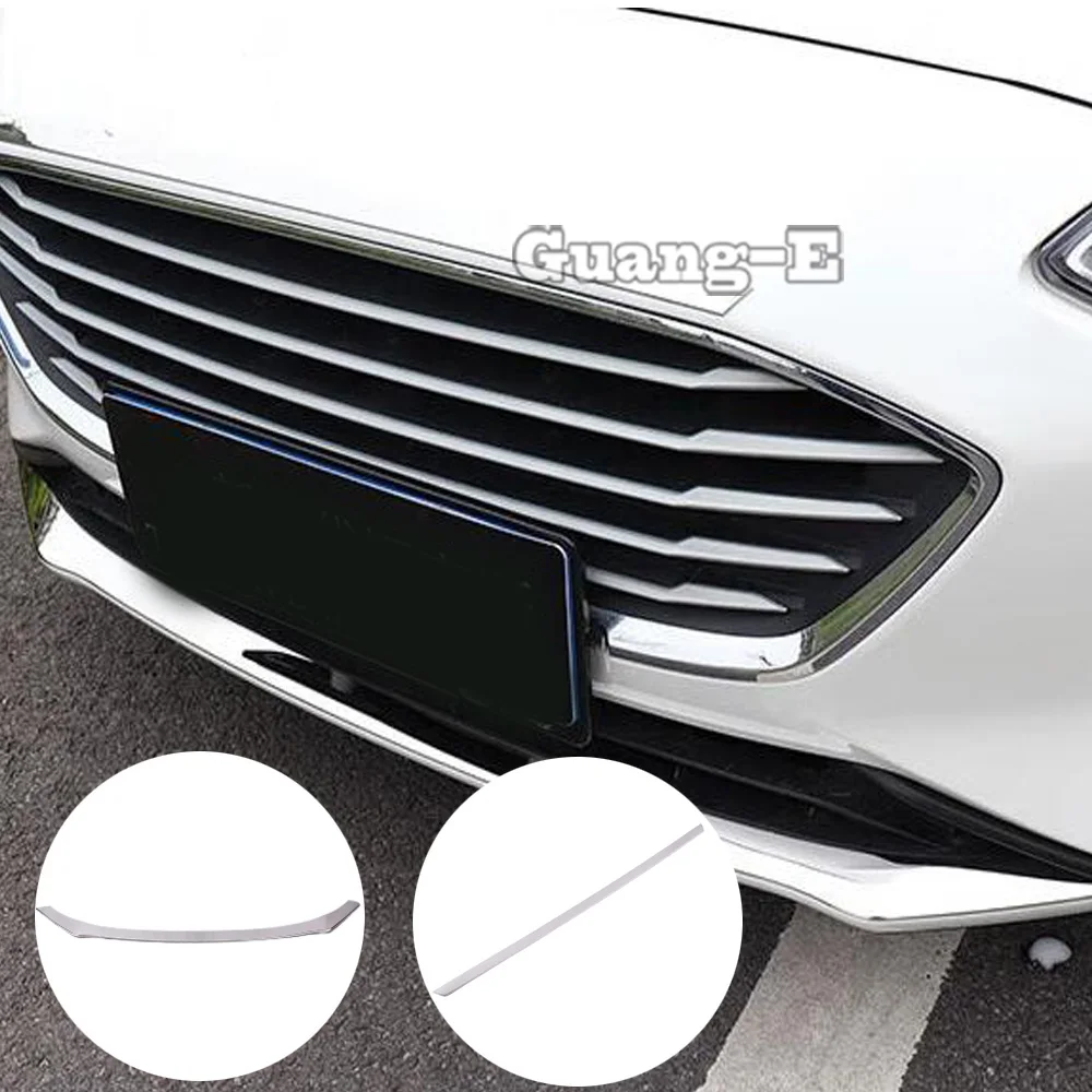 Styling Body Cover Front Head Upper Bumper Engine Trim For Ford Focus 2019 2020 2021 2022 Bottom Grid Grill Grille Hoods Edge