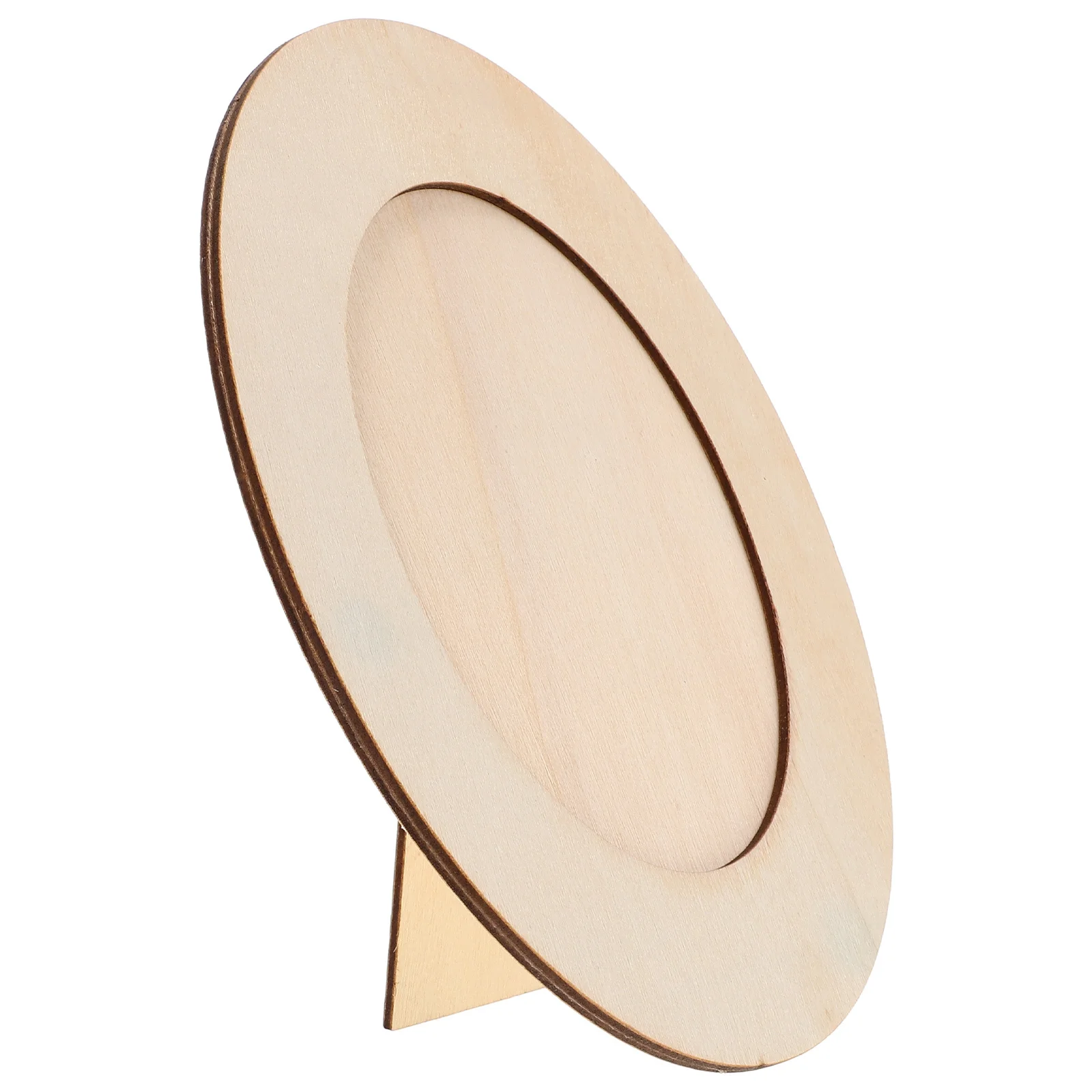 

Diy Wooden Picture Frame Kit Unfinished Craft For Painting Family Bonding Activity Decorative Oval Stand Up Frame