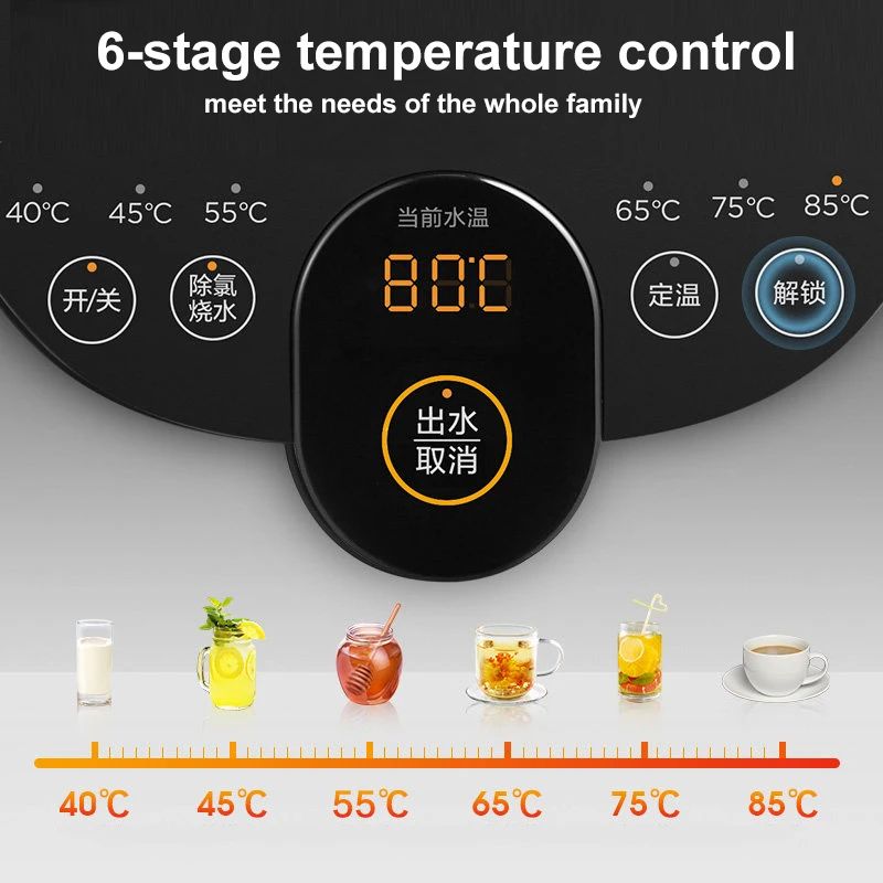 Midea 5L Electric Kettle Stainless Steel Large Capacity Insulation Kettle 220V Home Appliances 6-stage Temperature Adjustment