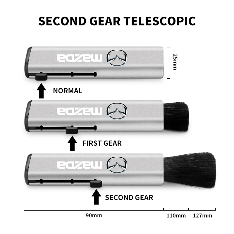 Klimatyzator samochodowy szczotka do czyszczenia środek do usuwania kurzu akcesoria do Mazda Atenza Demio CX3 CX5 CX7 CX30 MX3 MX5 Speed MPE MS
