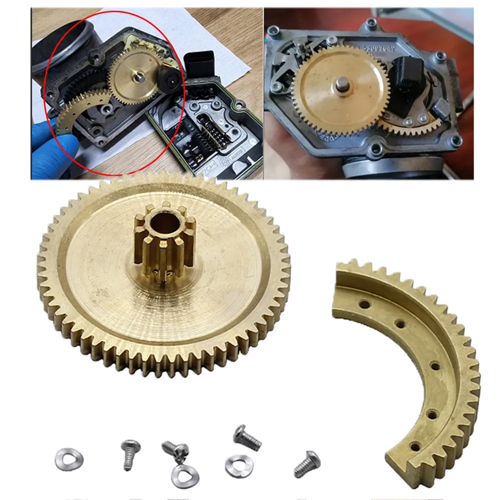 NEW 1 Set Metal Throttle Body Actuator Gear Kit Compatible with Audi Ford Skoda VW TDI CRTD Kia/Hyundai Car Replacement Parts