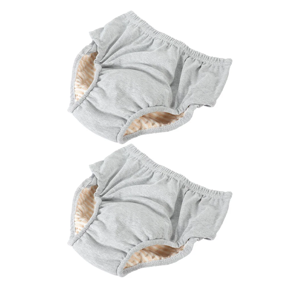 

2 шт. многоразовые подгузники для взрослых, моющиеся, герметичные тканевые подгузники для пожилых людей, защита от недержания, хлопок, мягкий, дышащий