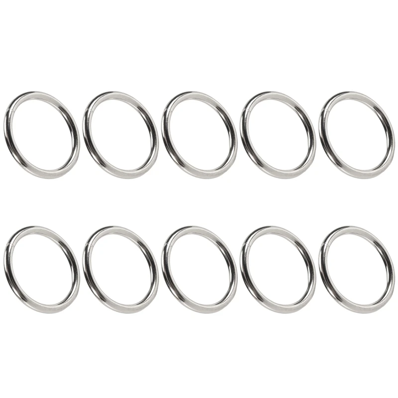 Metal Macrame Rings 2 Inch For Macrame Plant Hangers Macrame Kit 10 Pack Metal O Rings Buckle For Macrame Craft Ring