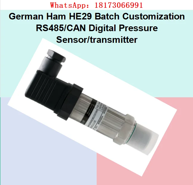German Ham HE29 Batch Customization RS485/CAN Digital Pressure Sensor/transmitter