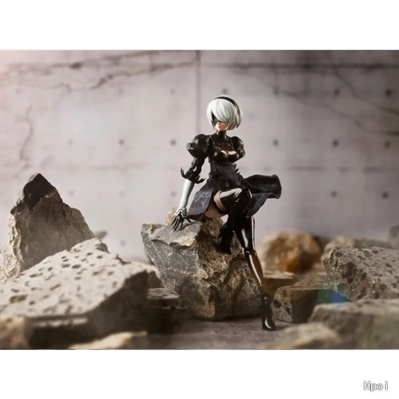 ฟิกเกอร์อนิเมะ ANIPLEX+ รุ่น BUZZmod NieR:Automata เวอร์ชั่น 1.1a ซีรีส์ 2B ของเล่นโมเดลแอคชั่นแบบขยับได้ ของสะสม ของขวัญสำหรับเด็กผู้ชาย