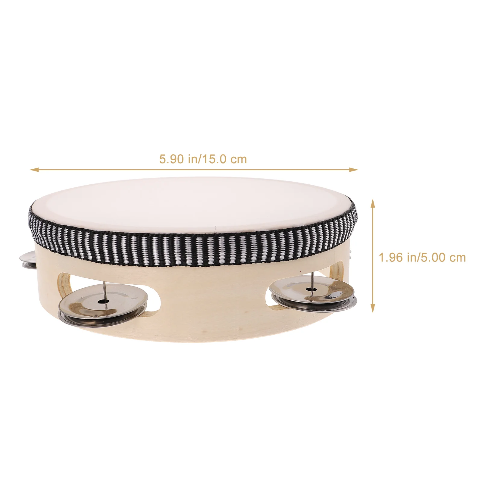 

5 Pieces Tambourine Toys Kids Educational Percussion Instruments Musical Playthings Children Finger Cymbals Safe Rhythm