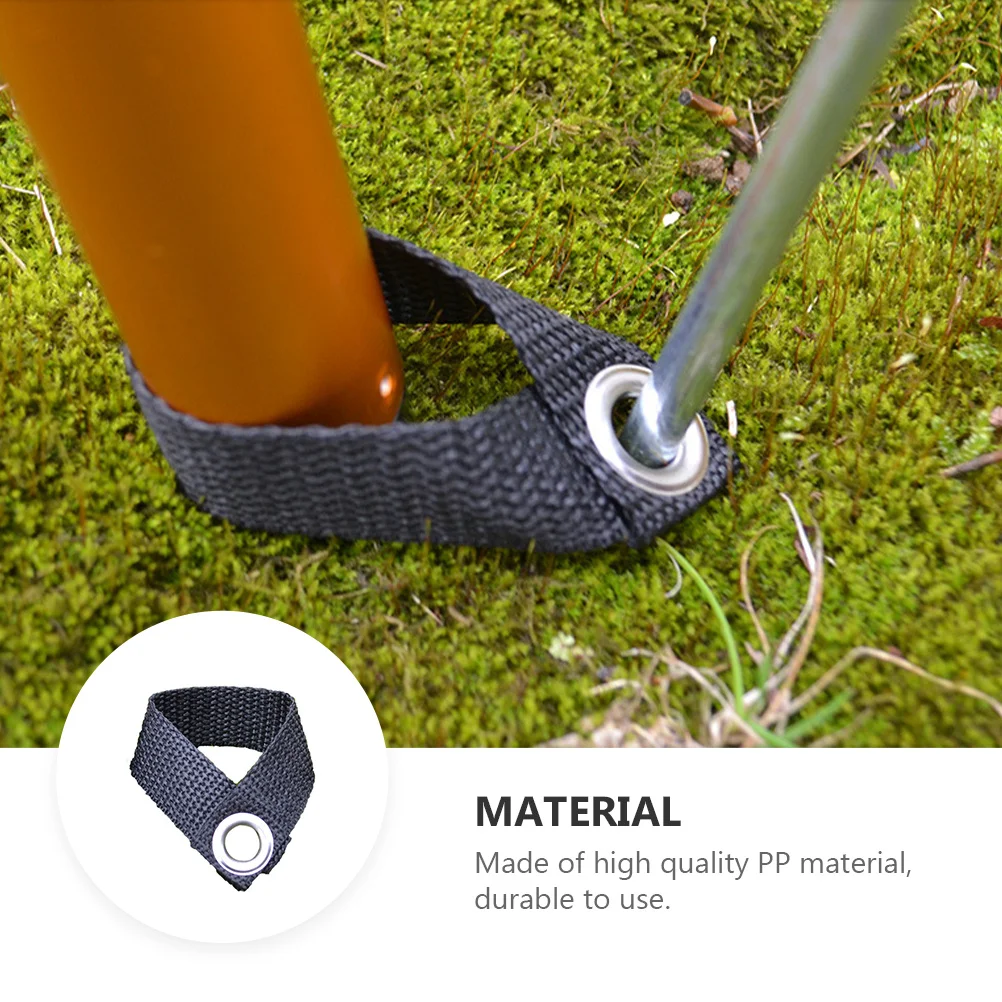 

8 Pcs Tent Awning Fixture Clip Canopy Fixed Buckle Camping Accessories Heavy Hook Polypropylene Pp Nail Fixing