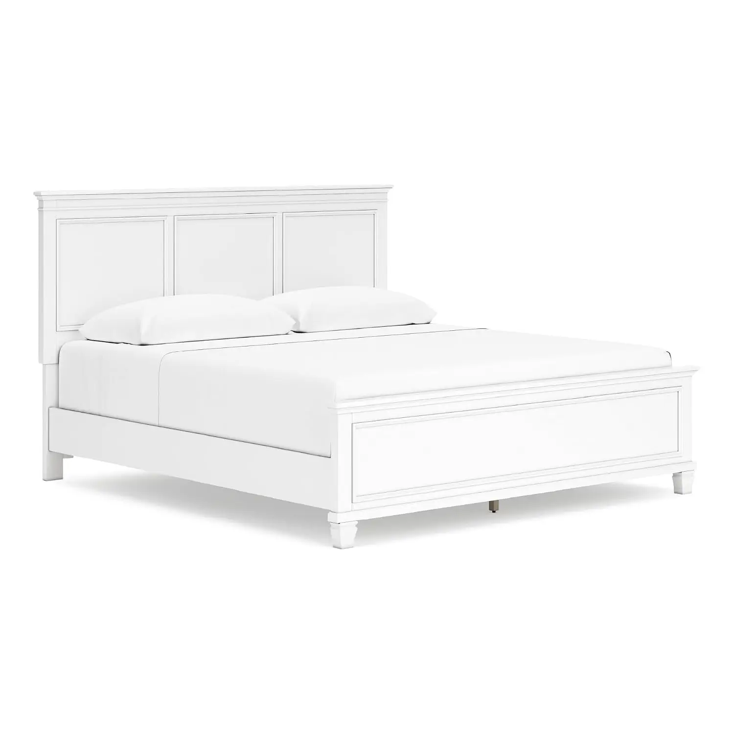 Signature Design by Ashley Fortman California King Panel Bed, White