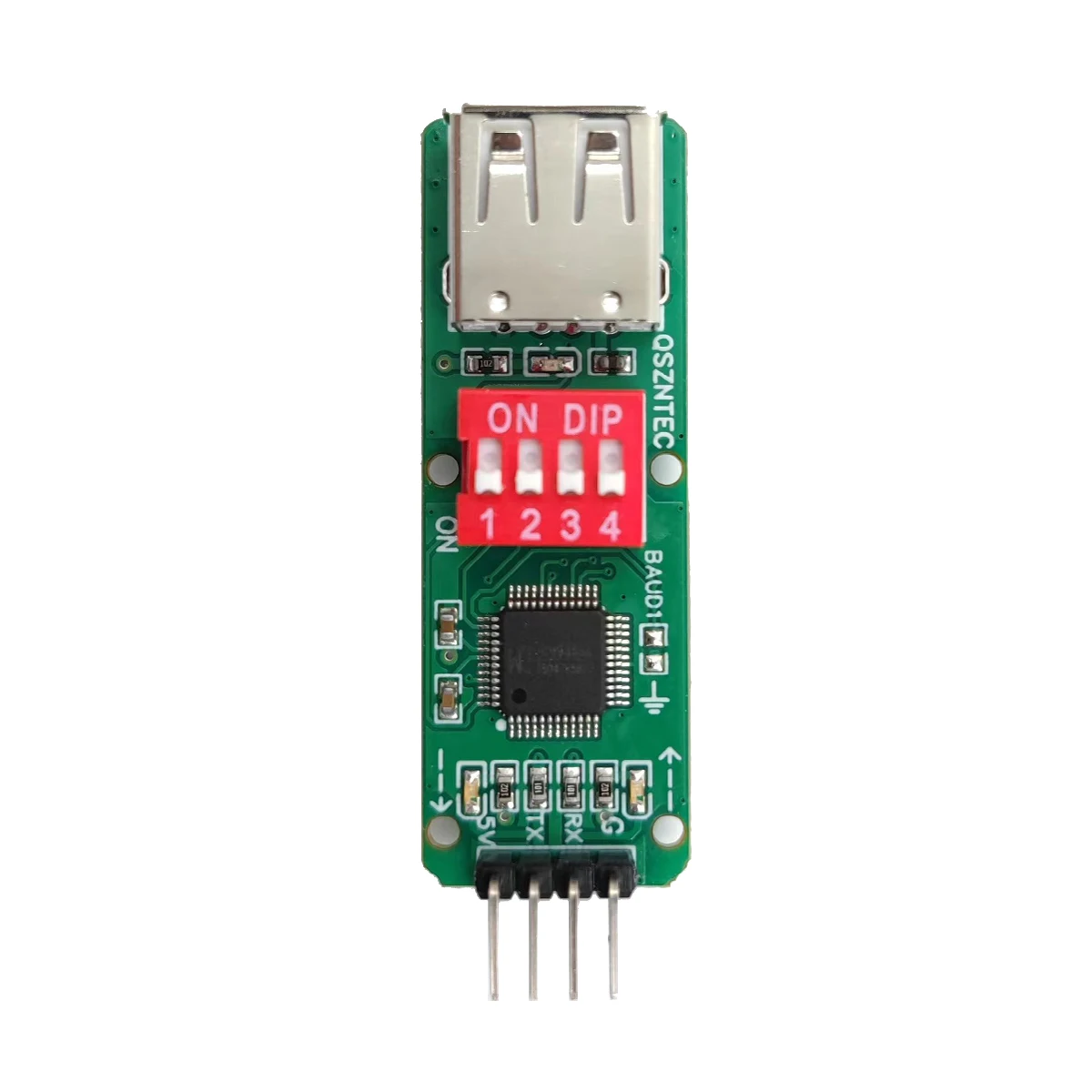 CH9350 module HID to serial port module keyboard mouse code scanning gun to serial port