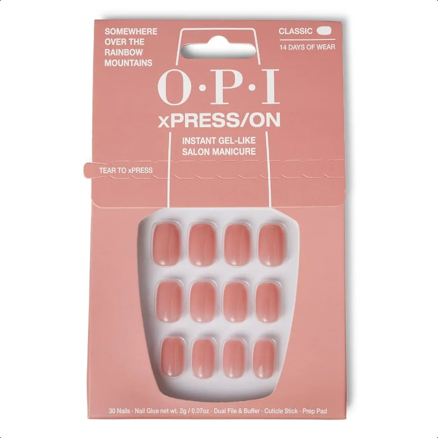 

xPR ON Pr on Nails Short Round Classic Long Almond Coffin Shape PrOn Profional Nail Art Kit
