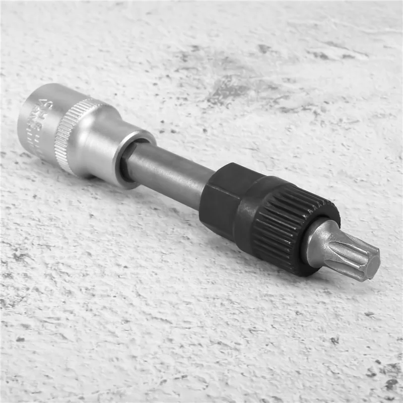

BHTS-T50 Alternator Pulley Socket Bit With 33 Teeth Tool Alternator Pulley Center Bolt Remover Socket