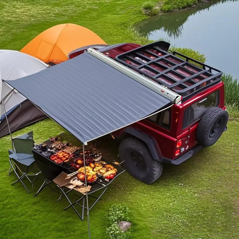 

Metal Roof Side Tent & Rain Canopy for 1/7 Scale RLAARLO MK07 RC Rock Crawler Upgrade Scale Accessories/Roof Side Tent